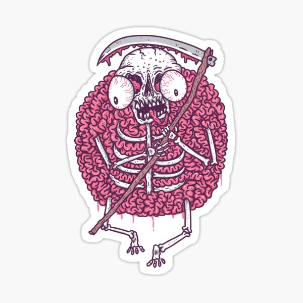 brainyreaper Sticker
