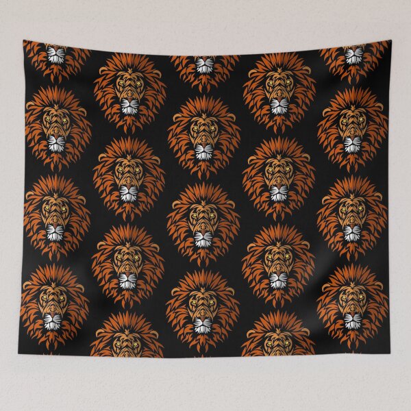 Item preview, Lion Face Tribal designed and sold by albertocubatas.