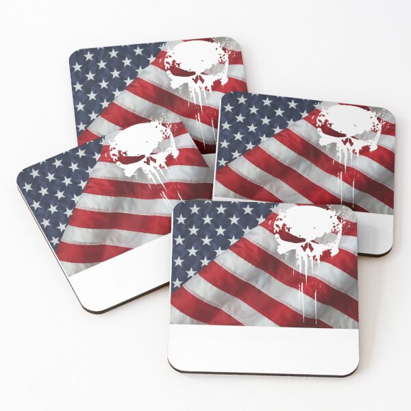 Item preview, Dripping Punisher Flag designed and sold by Thorbo99.