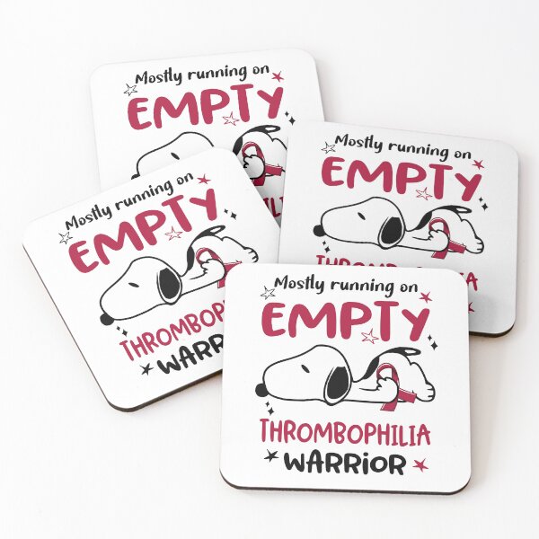 Item preview, Mostly Running on Empty Thrombophilia Warrior designed and sold by Wlsnpeggy.