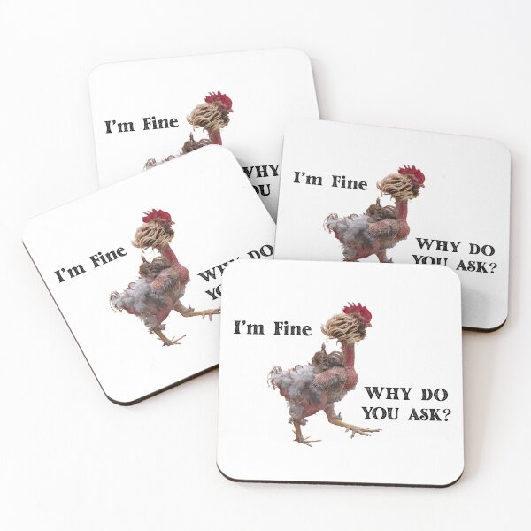 Item preview, I'm Fine. Why Do You Ask? Rooster designed and sold by OryPhotography.