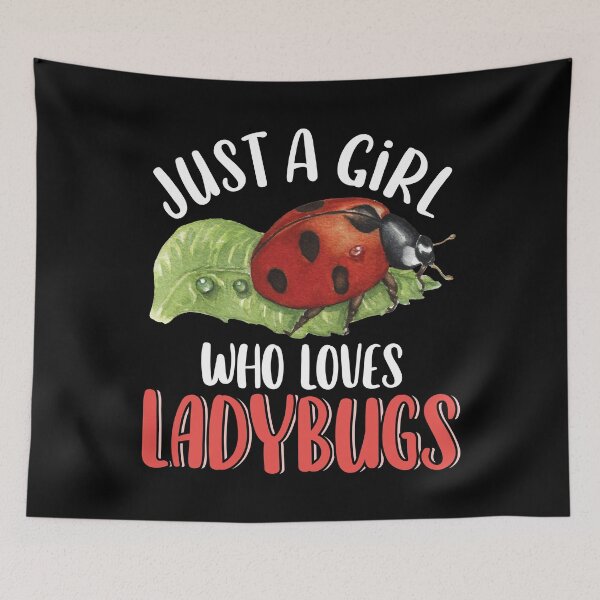 Item preview, Just A Girl Who Loves Ladybugs Cute Bug Insect Entomologist designed and sold by MintedFresh.