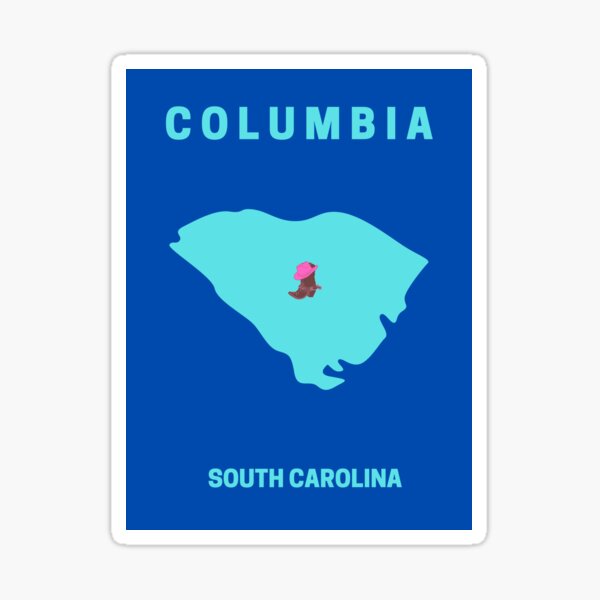 Item preview, COLUMBIA SOUTH CAROLINA designed and sold by collegeposters.