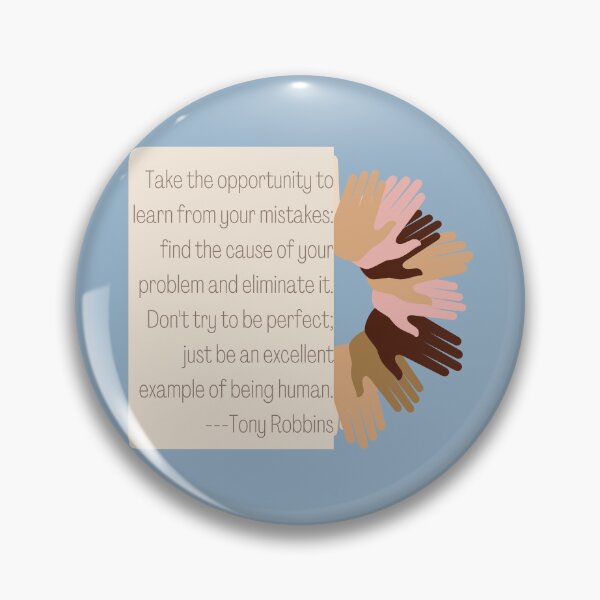 Item preview, Take the opportunity to learn from your mistakes design Tony Robbins designed and sold by tranquilbeach.