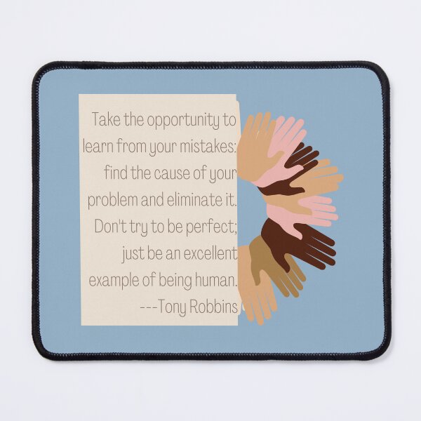 Item preview, Take the opportunity to learn from your mistakes design Tony Robbins designed and sold by tranquilbeach.