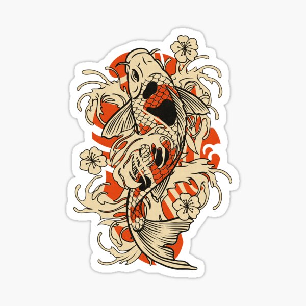 Item preview, Vintage Red Koi Fish designed and sold by edwardecho.