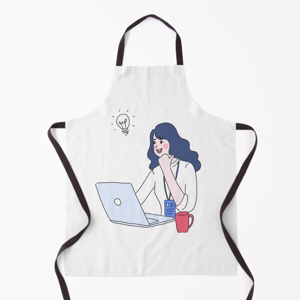 Item preview, Creative young woman with laptop designed and sold by FloridaKeys1984.