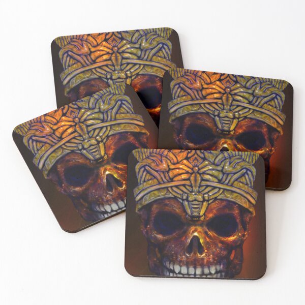 Item preview, Golden Crown Amber Skull designed and sold by sodsworld.