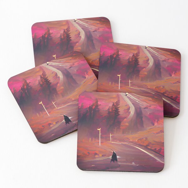 Item preview, Haunted Highway Spooky Art designed and sold by CreepyKaleidopi.