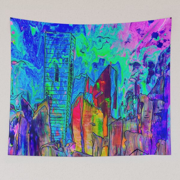 Item preview, Liquid city designed and sold by lifeloverarts.