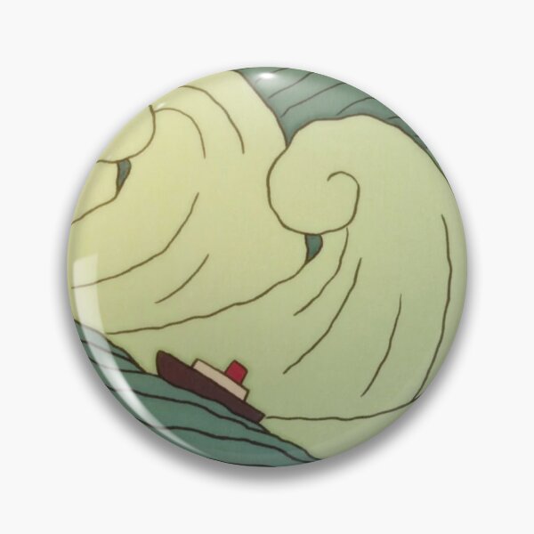Ponyo on the Cliff Cute Badge Pins - Ghibli Store
