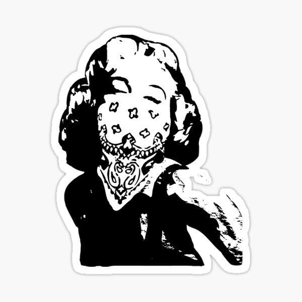 Item preview, Marilyn Monroe Wear Bandanna Gangsta  designed and sold by ThatMerchStore.