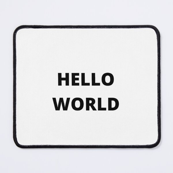Item preview, Hello world designed and sold by murielsfaith.