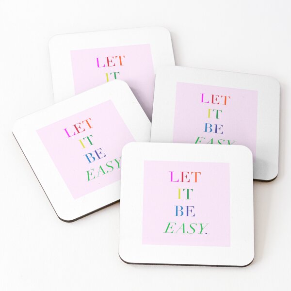 Item preview, Let It Be EASY. designed and sold by pinkparlor.