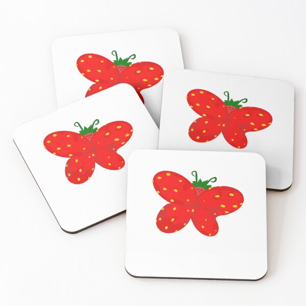 Item preview, butterfly strawb designed and sold by Honeynites.