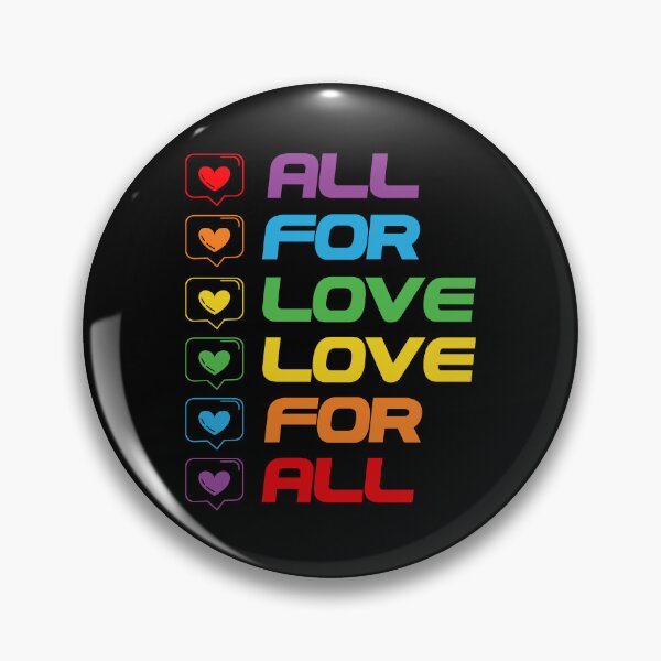 Item preview, ALL FOR LOVE, LOVE FOR ALL - LGBT PRIDE designed and sold by lukas69graphic.