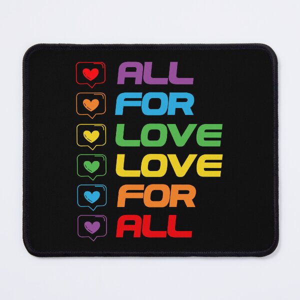 Item preview, ALL FOR LOVE, LOVE FOR ALL - LGBT PRIDE designed and sold by lukas69graphic.