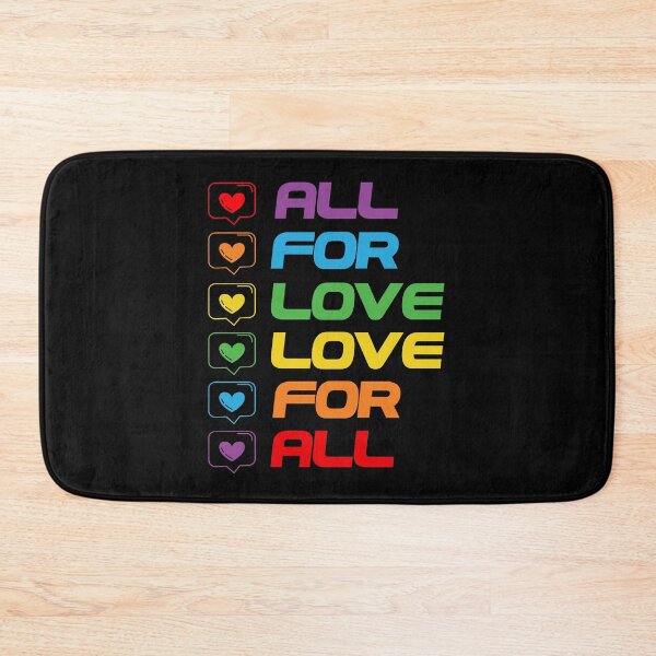 Item preview, ALL FOR LOVE, LOVE FOR ALL - LGBT PRIDE designed and sold by lukas69graphic.