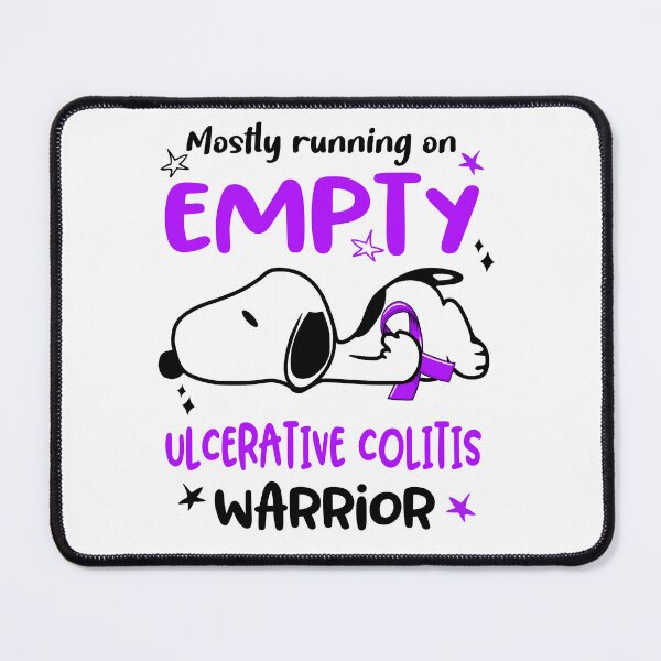 Item preview, Mostly Running on Empty Ulcerative Colitis Warrior designed and sold by Wlsnpeggy.