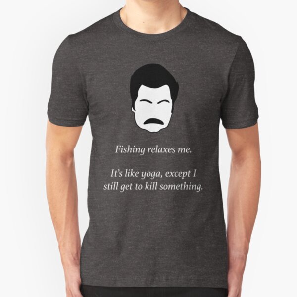 Swanson On Fishing Slim Fit T-Shirt