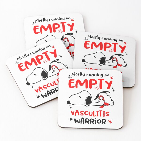 Item preview, Mostly Running on Empty Vasculitis Warrior designed and sold by Wlsnpeggy.
