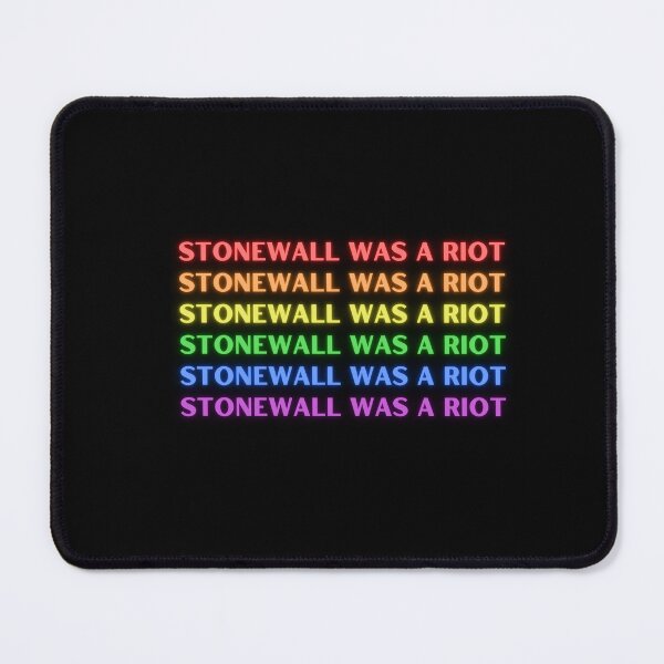 Item preview, STONEWALL WAS A RIOT LGBT GAY PRIDE MARCH designed and sold by appareltolove.