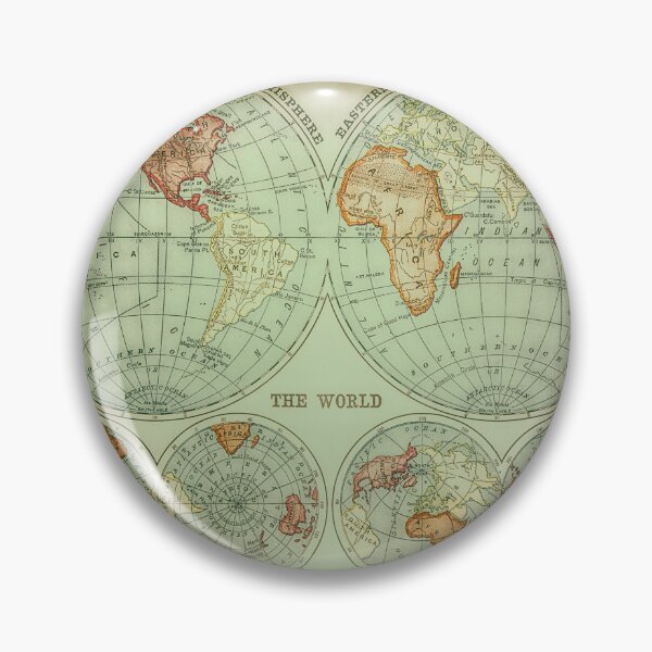 Item preview, Map Of The World Colored designed and sold by antevasinart.