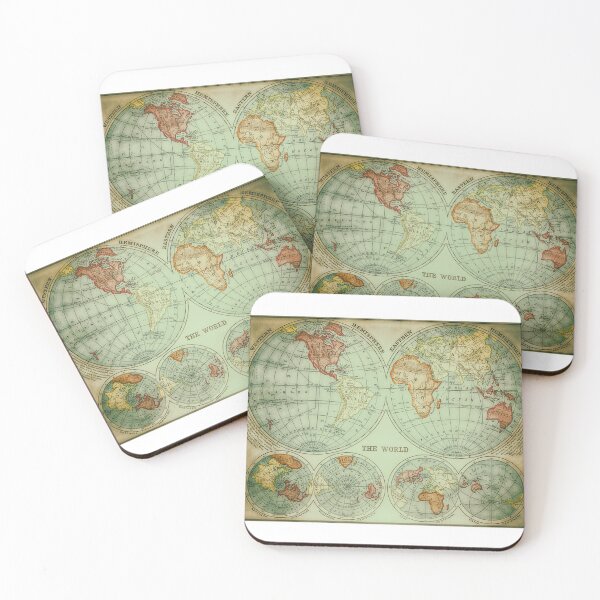 Item preview, Map Of The World Colored designed and sold by antevasinart.