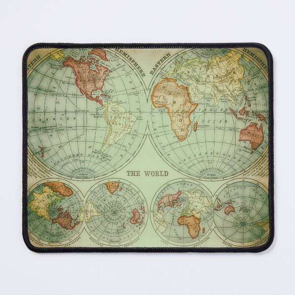 Item preview, Map Of The World Colored designed and sold by antevasinart.