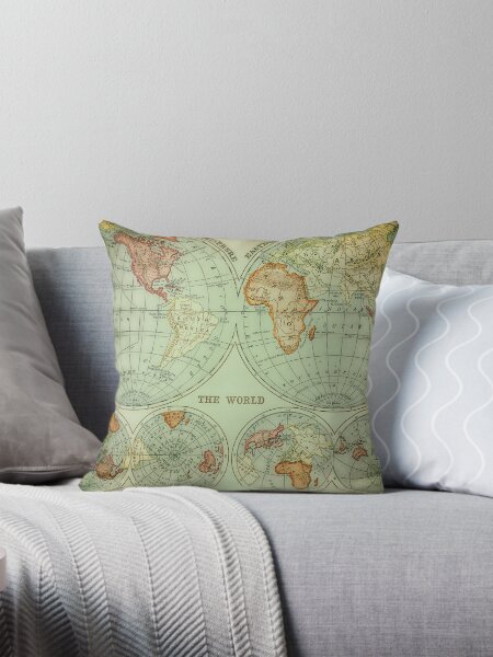 Item preview, Map Of The World Colored designed and sold by antevasinart.