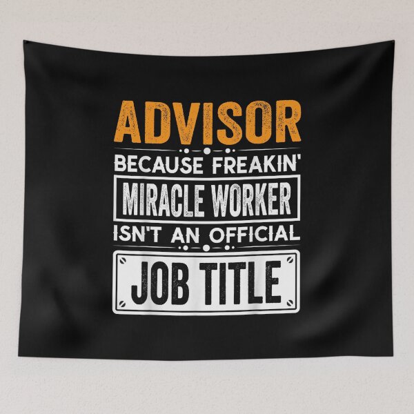 Item preview, advisor Because Freaking Miracle Worker Isn’t an Official Job Title, advisor Christmas Fathers Day shirt designed and sold by xlnv.