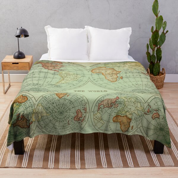 Item preview, Map Of The World Colored designed and sold by antevasinart.