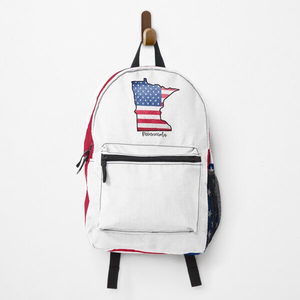 Item preview, Minnesota State Outline with Patriotic USA American Flag designed and sold by Gsallicat.