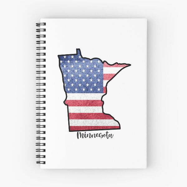 Item preview, Minnesota State Outline with Patriotic USA American Flag designed and sold by Gsallicat.