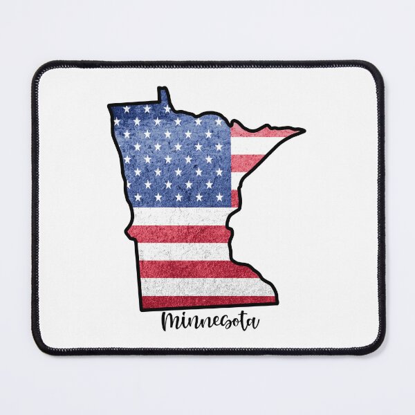 Item preview, Minnesota State Outline with Patriotic USA American Flag designed and sold by Gsallicat.