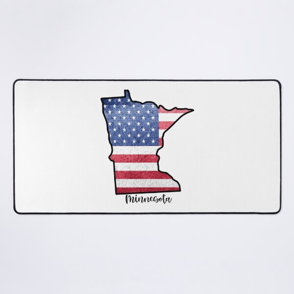 Item preview, Minnesota State Outline with Patriotic USA American Flag designed and sold by Gsallicat.