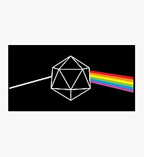 Lámina fotográfica Lado oscuro de la luna d20 Dungeon Master