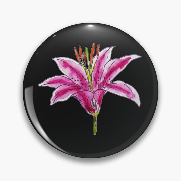 Item preview, Lily Stargazer Watercolor  designed and sold by ResiHoffmann.