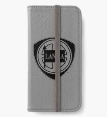 Lancia logo (black) iPhone Wallet/Case/Skin