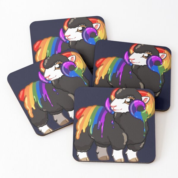 Item preview, Pride Sheep (Black) designed and sold by Katiefrog217.