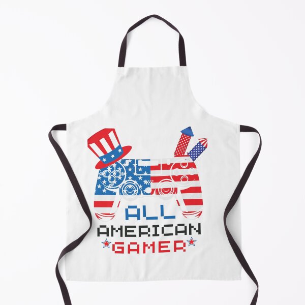 Item preview, All American gamer American console Flag Gamer nerdy 4th of July Video Game designed and sold by POPLIN ⭐ ⭐ ⭐ ⭐ ⭐.