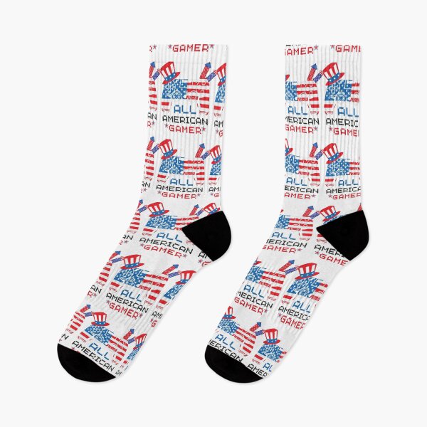 Item preview, All American gamer American console Flag Gamer nerdy 4th of July Video Game  designed and sold by POPLIN ⭐ ⭐ ⭐ ⭐ ⭐.