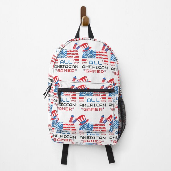 Item preview, All American gamer American console Flag Gamer nerdy 4th of July Video Game designed and sold by POPLIN ⭐ ⭐ ⭐ ⭐ ⭐.