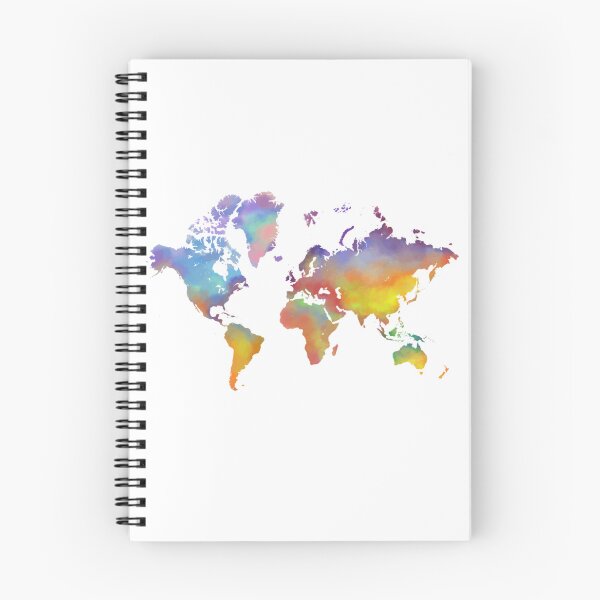 Item preview, Map Of The World Colored designed and sold by antevasinart.
