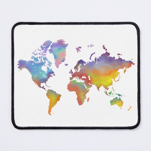 Item preview, Map Of The World Colored designed and sold by antevasinart.