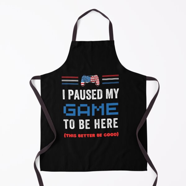 Item preview, I paused my game to be here American console Flag Gamer nerdy 4th of July Video Game designed and sold by POPLIN ⭐ ⭐ ⭐ ⭐ ⭐.