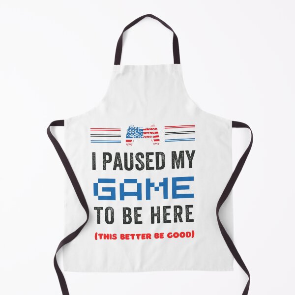 Item preview, I paused my game to be here American console Flag Gamer nerdy 4th of July Video Game designed and sold by POPLIN ⭐ ⭐ ⭐ ⭐ ⭐.