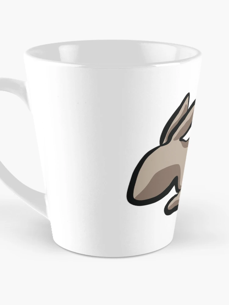 Thumbnail 3 of 4, Coffee Mug, Minimalist Rabbit Line Drawing designed and sold by InkLayer.