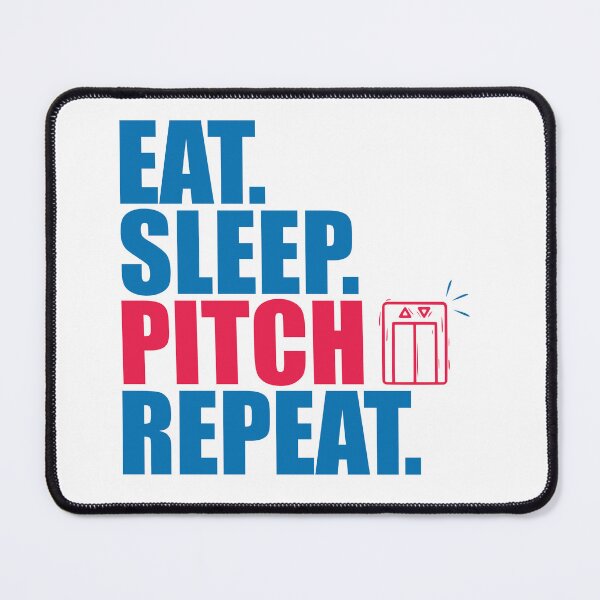Item preview, Eat Sleep Pitch Repeat designed and sold by ramonparaiba.