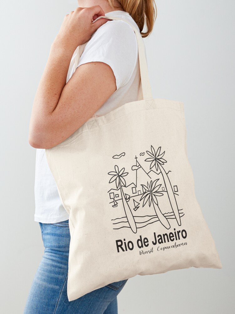 Large Canvas Rio Tote - Black